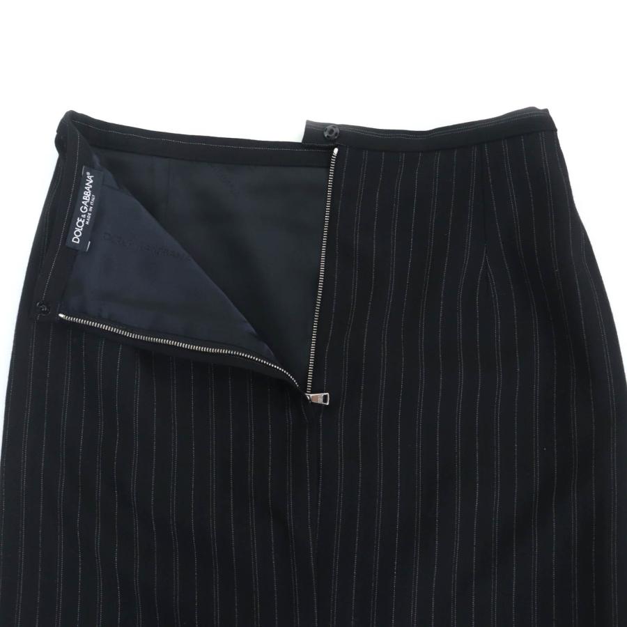 DOLCE&GABBANA ドルチェ＆ガッバーナ 黒 ストライプ ジャケット ② 
