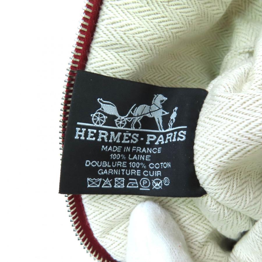 HERMES（エルメス） 未使用品☆HERMES ボリードポーチ ミニミニ ウール