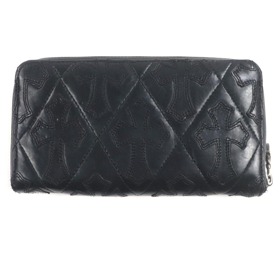 美品▽CHROME HEARTS クロムハーツ REC F ZIP QUILTED レザー SV925