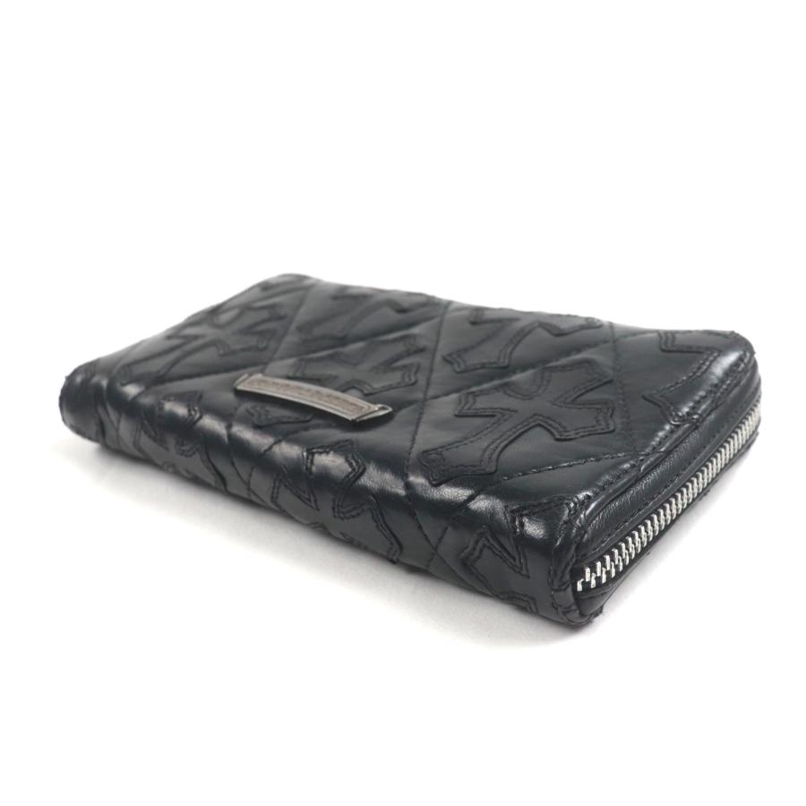 美品▽CHROME HEARTS クロムハーツ REC F ZIP QUILTED レザー SV925