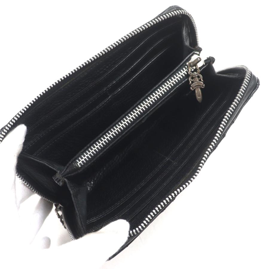 美品▽CHROME HEARTS クロムハーツ REC F ZIP QUILTED レザー SV925