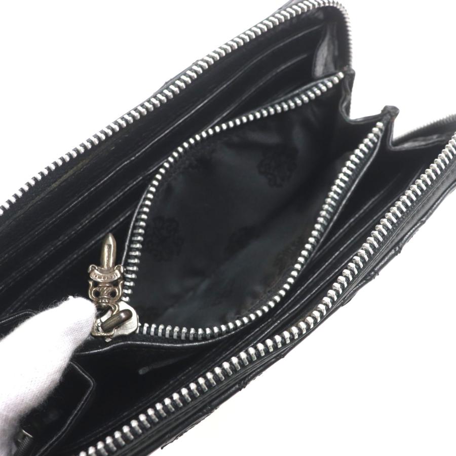 美品▽CHROME HEARTS クロムハーツ REC F ZIP QUILTED レザー SV925