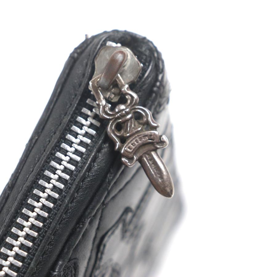 美品▽CHROME HEARTS クロムハーツ REC F ZIP QUILTED レザー SV925