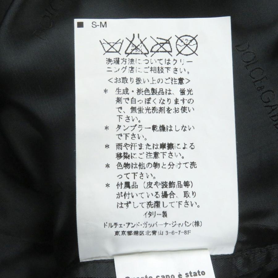 極美品□DOLCE&GABBANA ドルチェ＆ガッバーナ カンガルーレザー 黒タグ