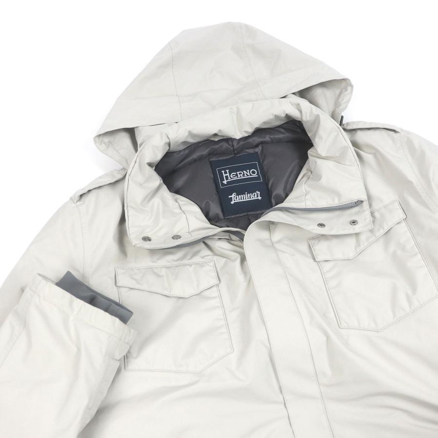 HERNO 美品 Herno ヘルノ PI086UL Laminar ラミナー GORE-TEX ゴアテックス フード入り ダウンジャケット ...