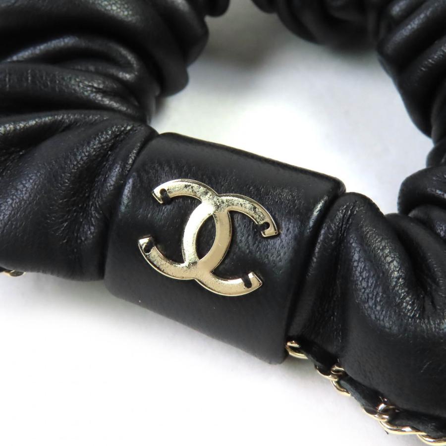 CHANEL 美品△CHANEL シャネル A22 ココマーク・チェーン付き