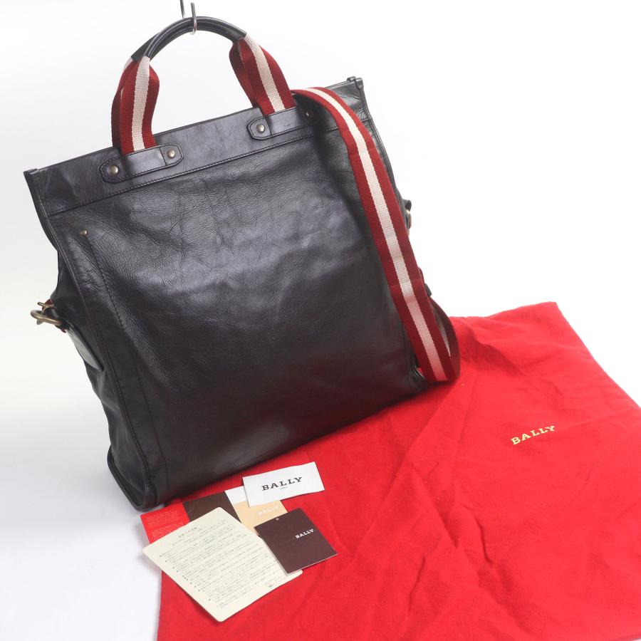 Bally（バリー） 美品□BALLY TOLEN GYHI 一部ストライプ レザー 2WAY 