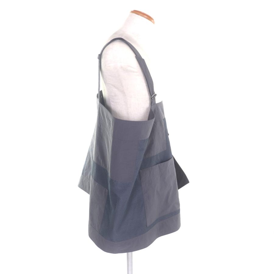 未使用品▼DIOR ディオール オム 23SS 383C655A5771 アシンメトリー メッシュ切替 ベスト グレー シルバー金具 イタリア製 正規品 メンズ Dior HOMME 未使用品▽DIOR ディオール オム 23SS 383C655A5771