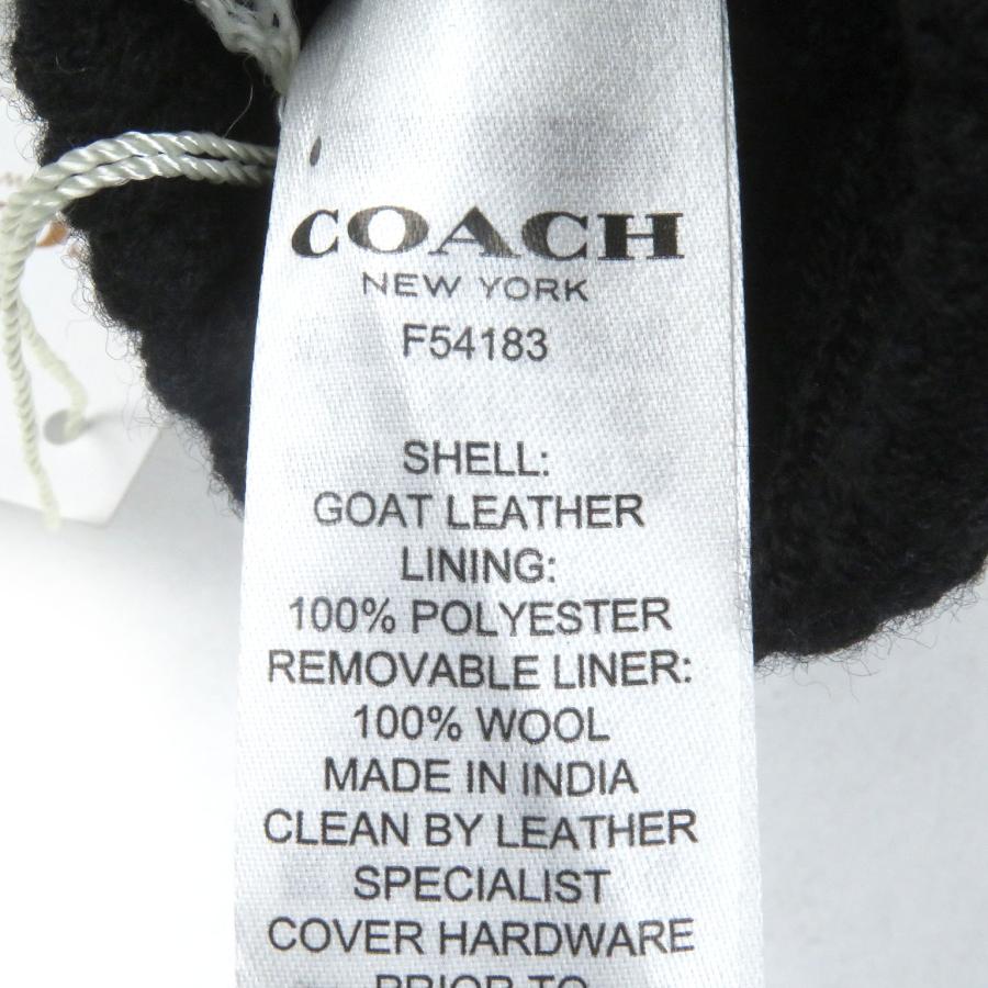 COACH（コーチ） 未使用品□COACH F54183 ヤギ革 ロゴシルバーボタン