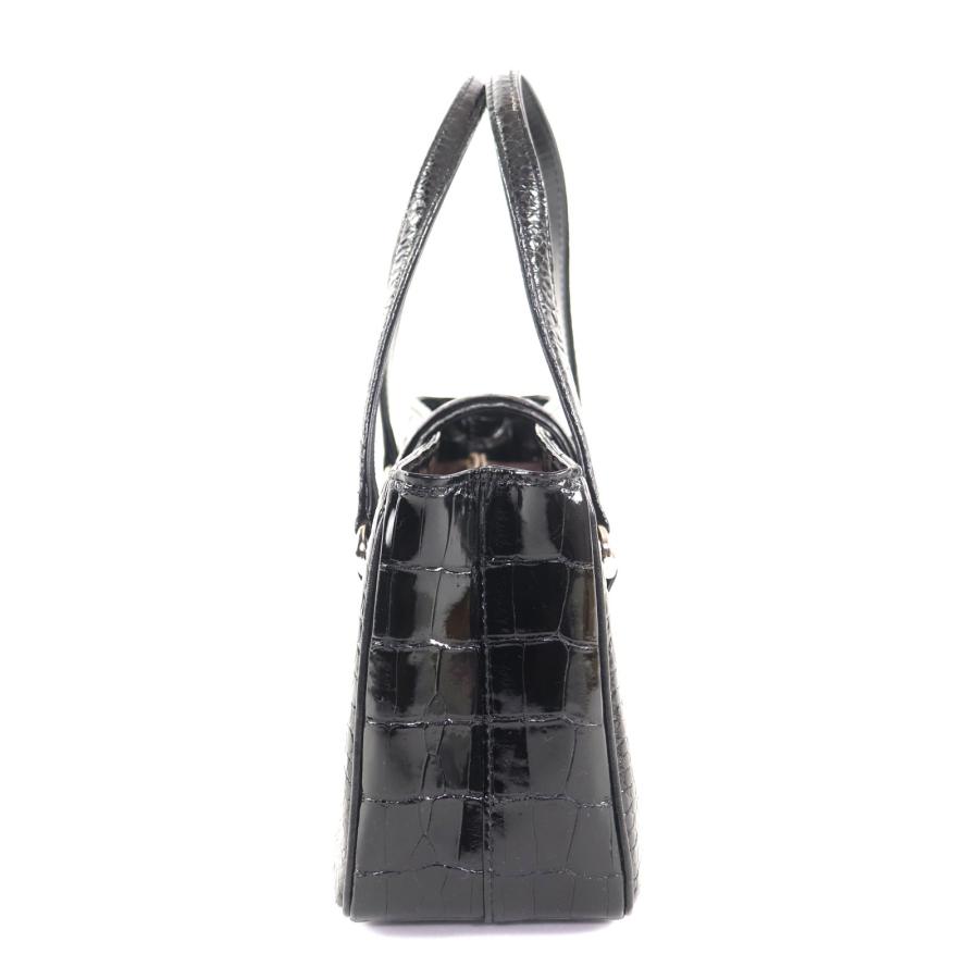 【超美品　未使用級】　激レア　JRA タートルレザー　ハンドバッグ　草履セット 美品◇YAMAGUCHI ヤマグチ JRAタグ付き シャイニークロコダイルレザー