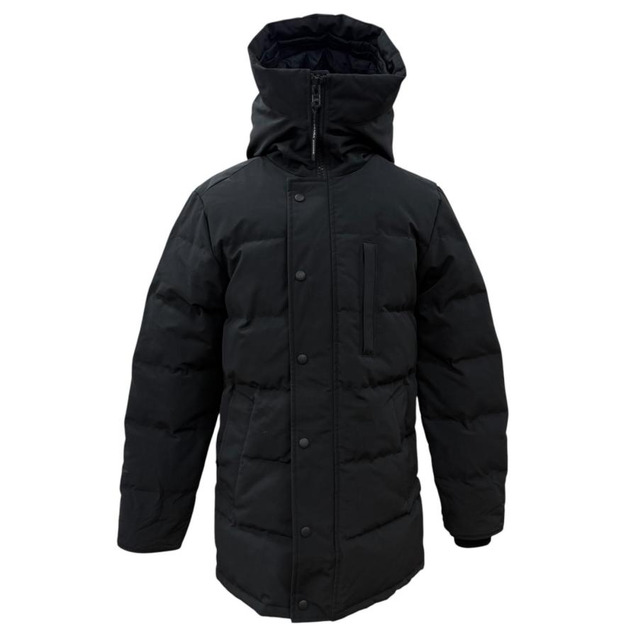 美品▼  カナダグース 2079M CARSON PARKA ロゴワッペン付き WZIPUP ダウンジャケット ブラック XS カナダ製 正規品 メンズ CANADA GOOSE（カナダグース） 美品▽CANADA GOOSE 2079M CARSON PARKA