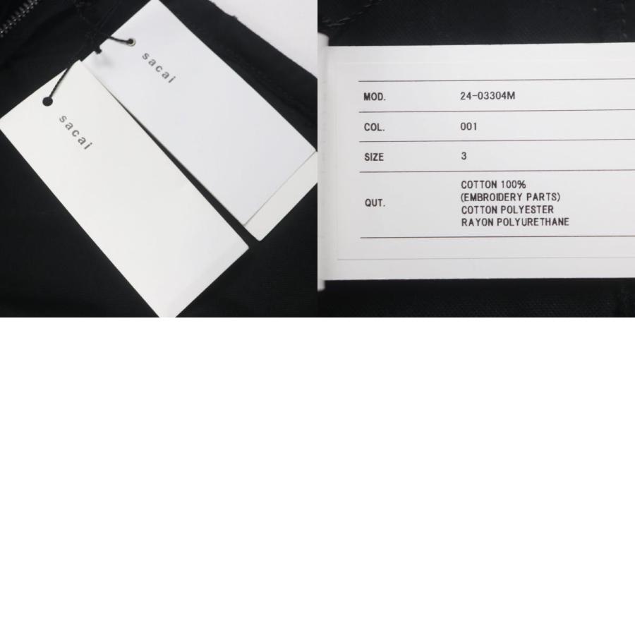 sacai（サカイ） 極美品▽Sacai 24SS 24-03304M Moleskin Embroidered