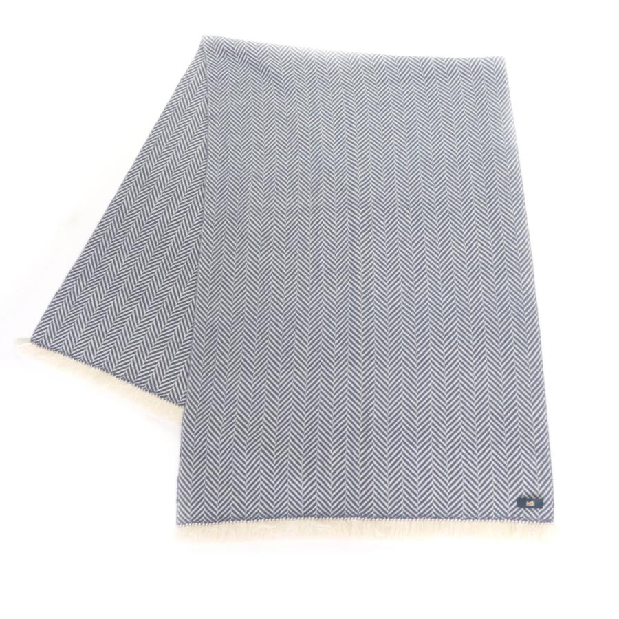 HERMES（エルメス） 未使用品◇HERMES カシミヤ100％ 牛革ブラントタグ