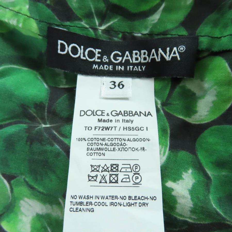 未使用品☆DOLCE&GABBANA ドルチェ＆ガッバーナ クローバー柄 トップス 