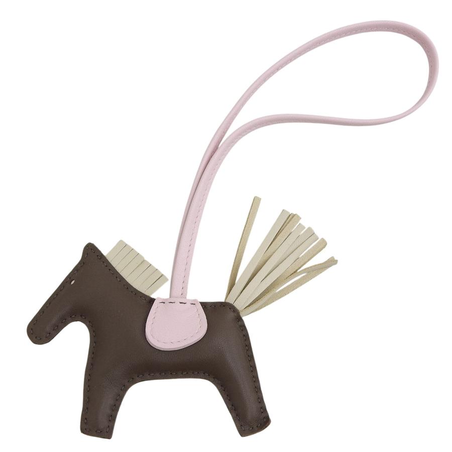 HERMES エルメスロデオ PM ショコラ　クレ　ローズダーリン アニョーミロ HERMES（エルメス） 未使用品△HERMES ロデオチャームPM アニョーミロ