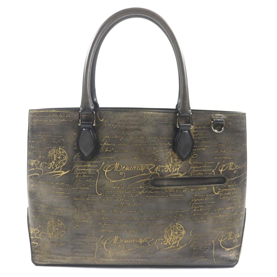 極美品▽BERLUTI ベルルッティ トゥジュール スクリットレザー