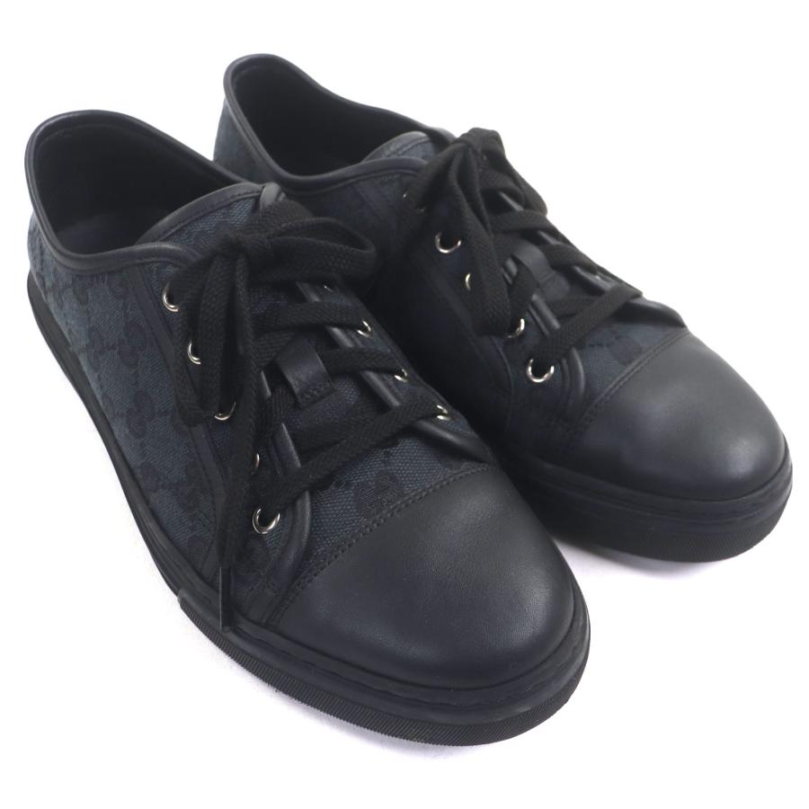 GUCCI（グッチ） 極美品▽GUCCI 426189 GGキャンバス レザー レース
