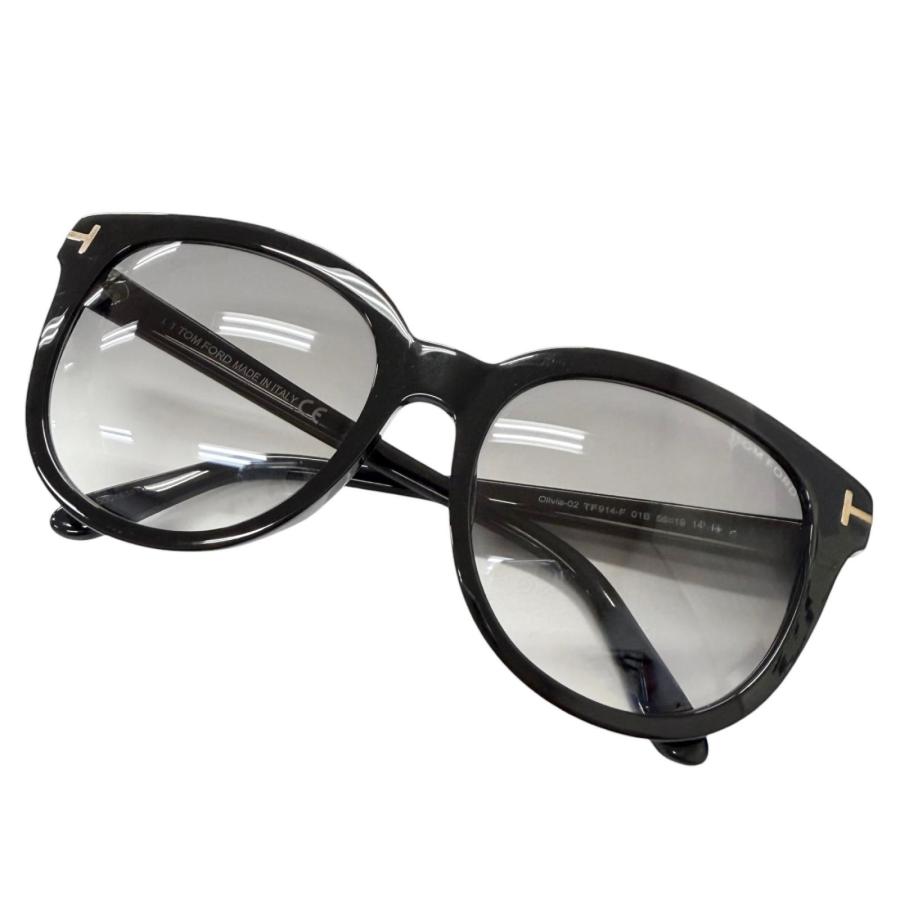 良品□TOM FORD トムフォード TF914-F Olivia-02 グラデーションレンズ サングラス ブラック 56□19-140 イタリア製 メンズ 箱付き 良品□TOM FORD トムフォード TF914-F Olivia-02 グラデーションレンズ