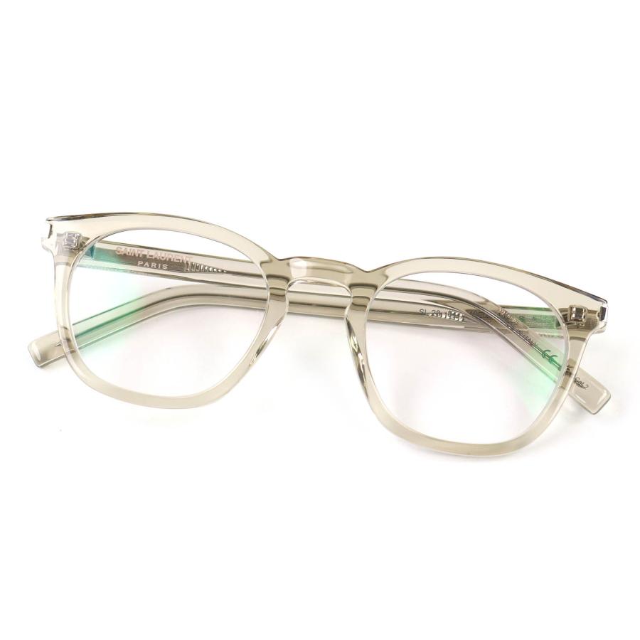 極美品△SAINT LAURENT PARIS サンローランパリ SL28 ウェリントン アイウェア メガネ 眼鏡 アイウェア クリア 49□23 140 度入り ケース付き イタリア製 メンズ 極美品△SAINT LAURENT PARIS サンローランパリ SL28 ウェリントン