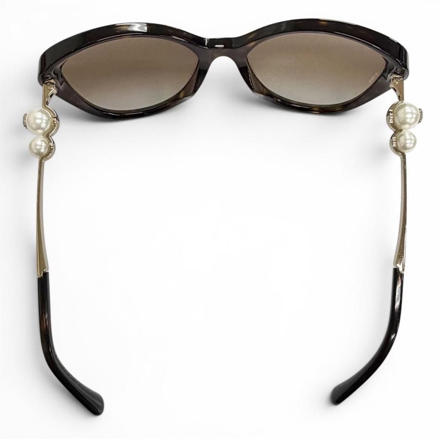 CHANEL サングラス パール装飾 べっ甲柄　5338-H CHANEL（シャネル） 良品△CHANEL 5338-H-A ココマーク フェイクパール