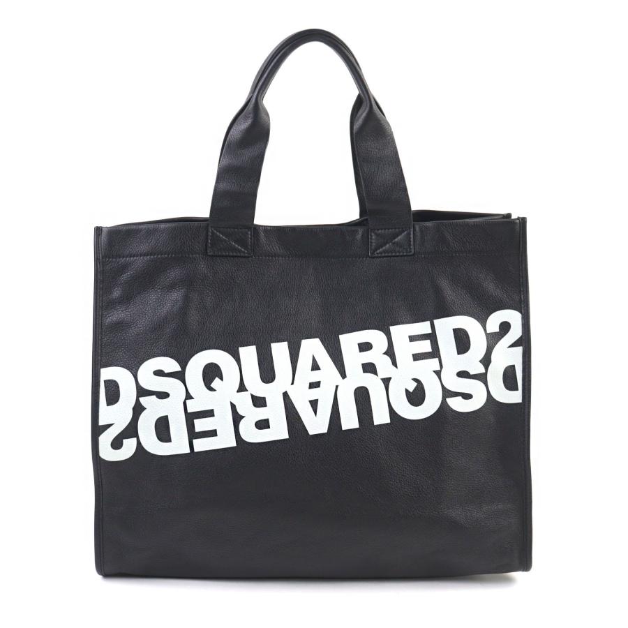 DSQUARED2（ディースクエアード） 極美品○DSQUARED2 レザー ロゴ 