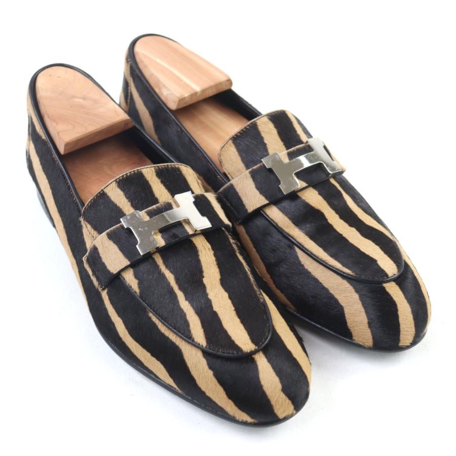 HERMES（エルメス） 極美品○HERMES 2021年製 212248Z ハラコ Hメタル 