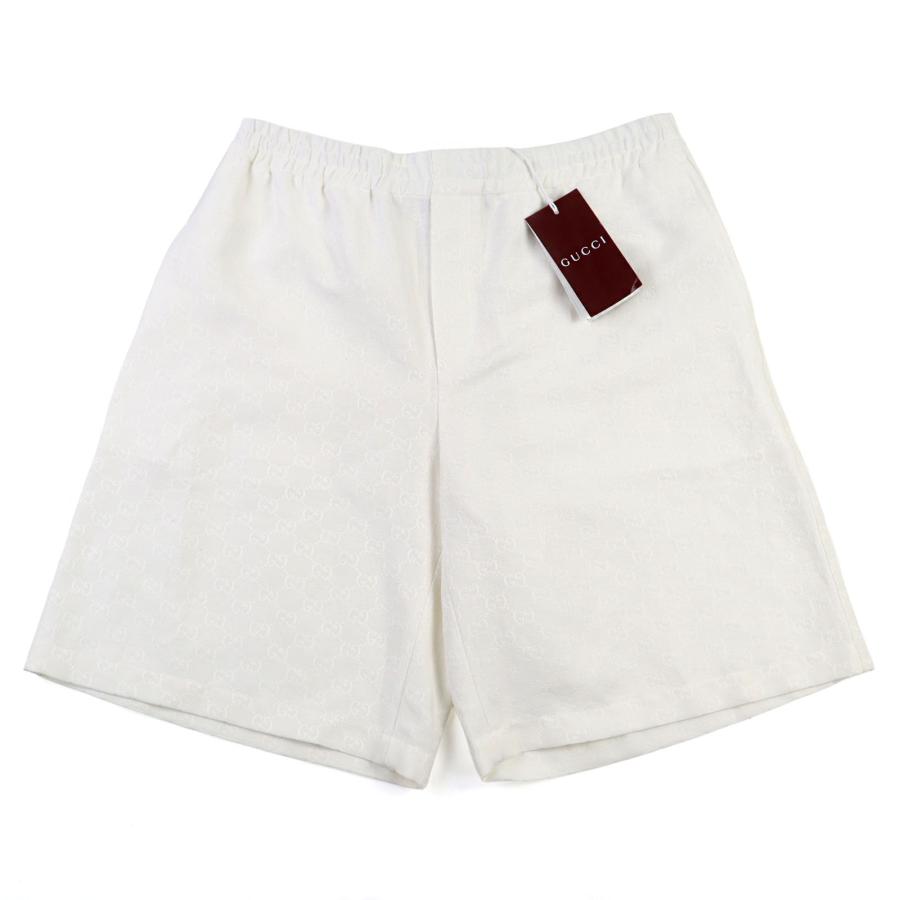 GUCCI（グッチ） 未使用品○GUCCI 2024年製 816131 リネンブレンド GG