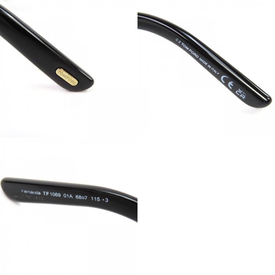 美品△TOM FORD トムフォード TF1069 01A Fernanda サングラス アイ 