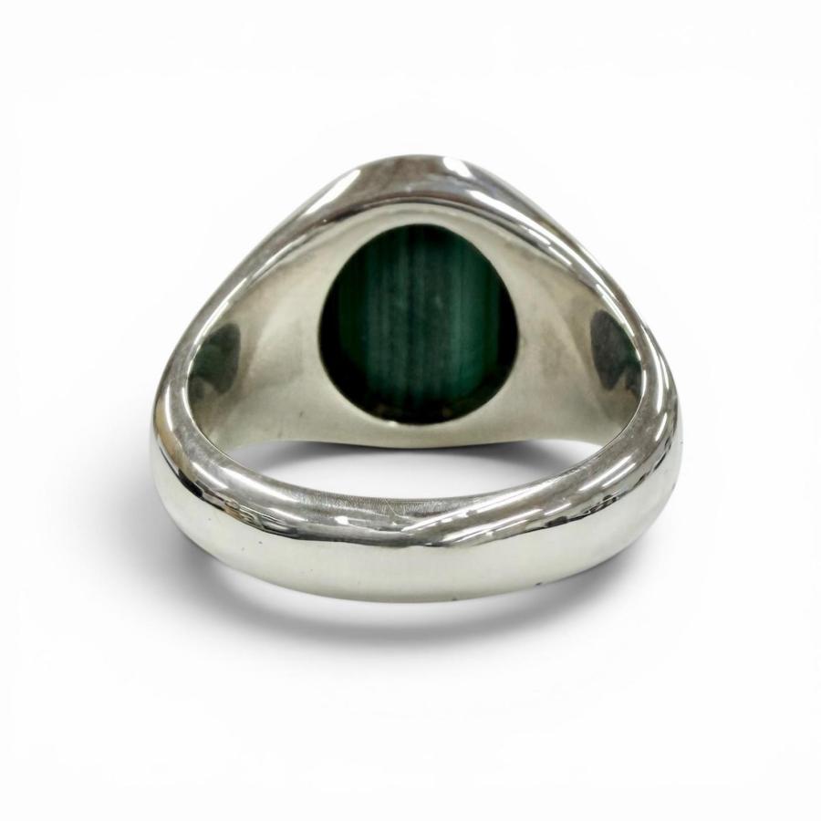 極美品◇TOM WOOD トムウッド Lizzie Ring マラカイト 925 現行品