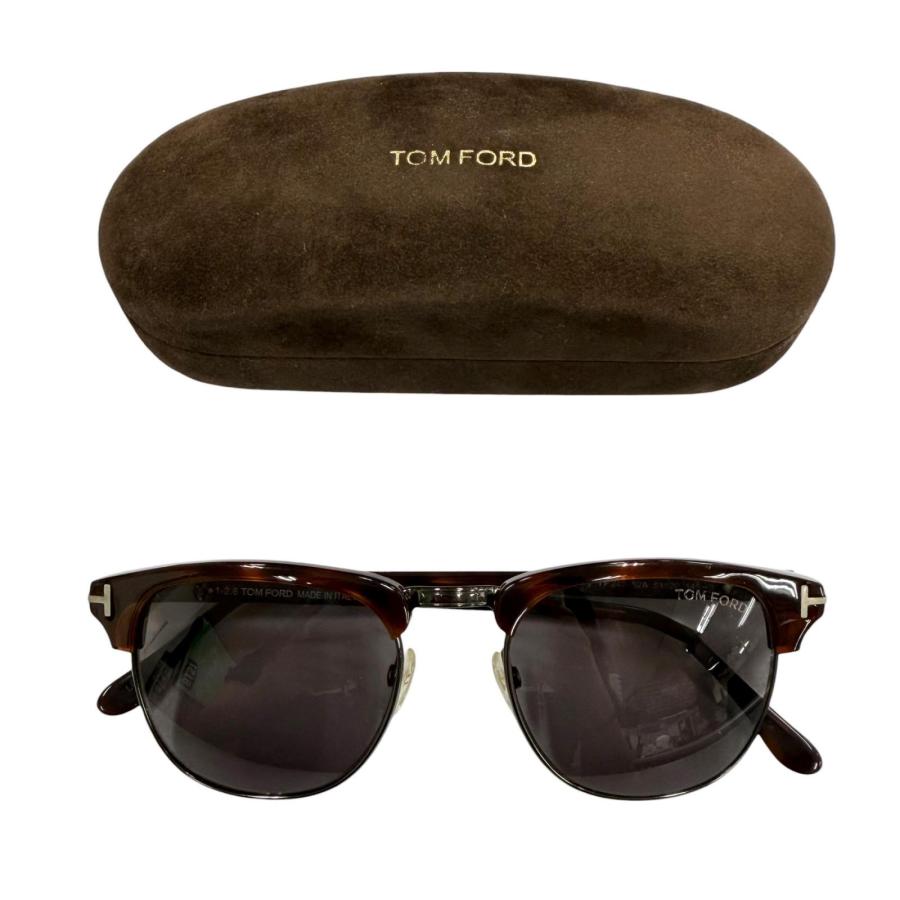 良品▽TOM FORD トムフォード TF248 52A Henry ベッコウ柄 サーモント