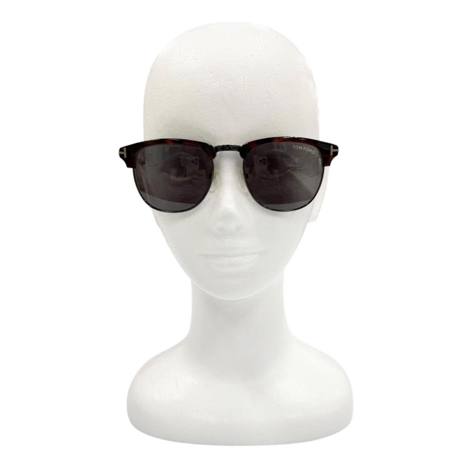 良品▼TOM FORD トムフォード TF248 52A Henry ベッコウ柄 サーモントブロー アイウェア サングラス ブラウン 51□20 145 デモレンズ 良品▽TOM FORD トムフォード TF248 52A Henry ベッコウ柄 サーモント