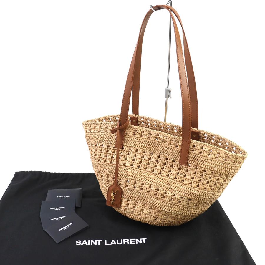 極美品△SAINT LAURENT PARIS サンローランパリ 761461 パニエ