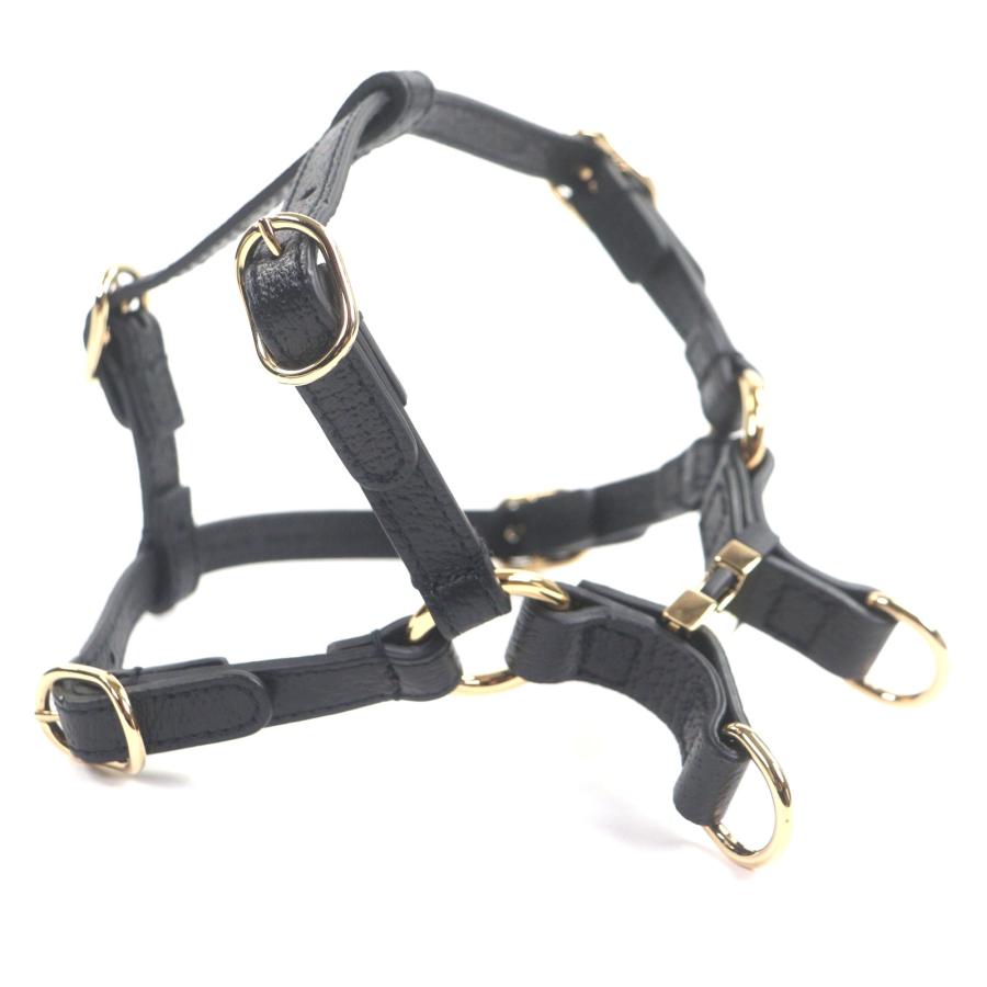 GUCCI グッチ インターロッキングG ハーネス 犬 レザー S 692963 公式