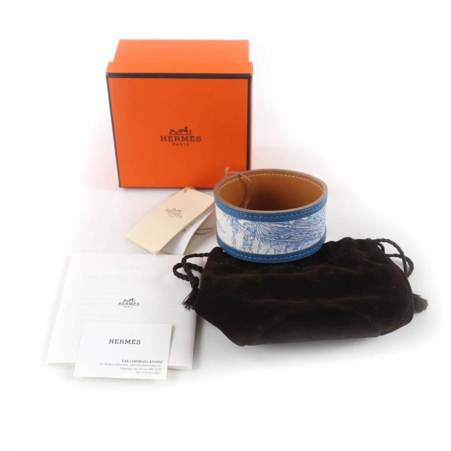 未使用品☆HERMES エルメス シルク レザー マルチカラー プティ