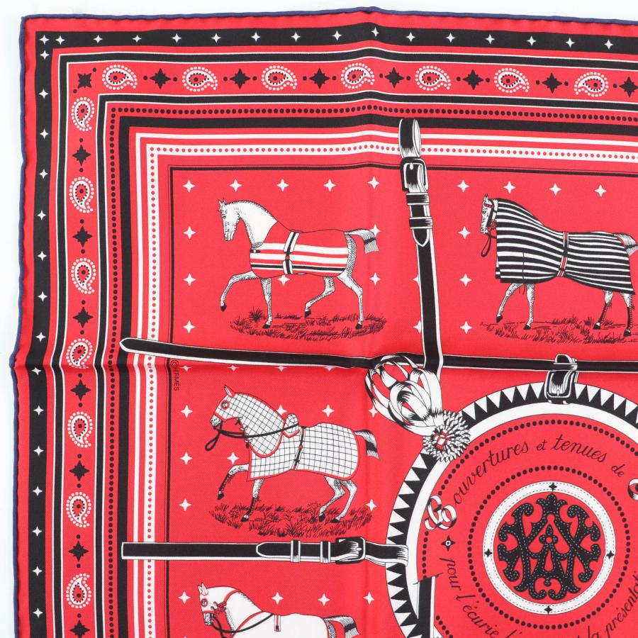 HERMES（エルメス） 未使用品☆HERMES カレ55 Couvertures et Tenues 