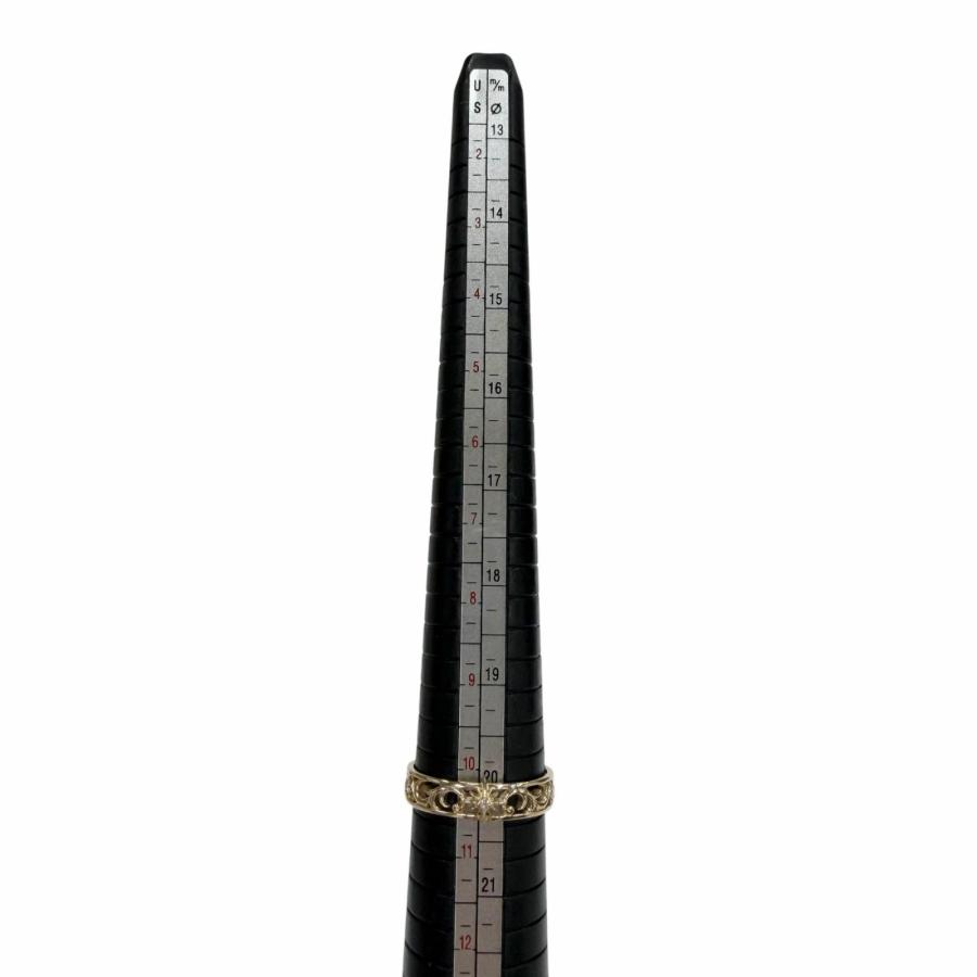 極美品▽AVALANCHE アヴァランチ 1-10861-01 10K 1Pダイヤモンド