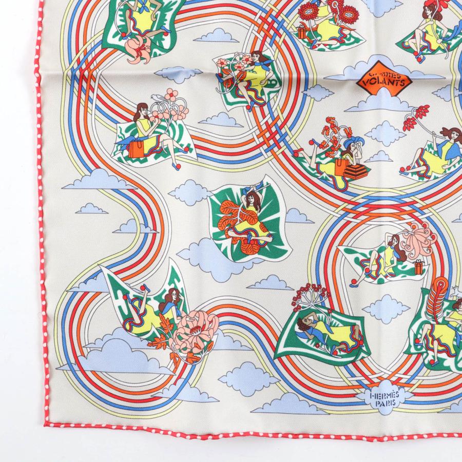 HERMES（エルメス） 未使用品☆HERMES カレ45 VOLANTS 空飛ぶカレ