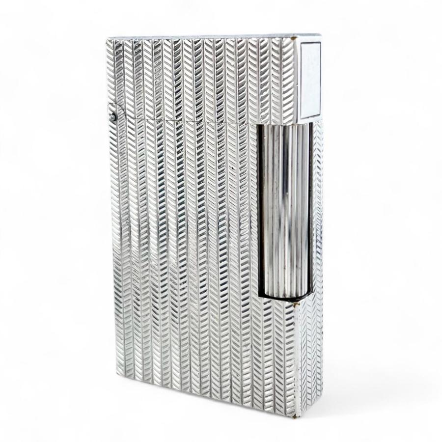 良品△Dupont デュポン ライン2 ヘリンボーン柄 ローラー式 喫煙具