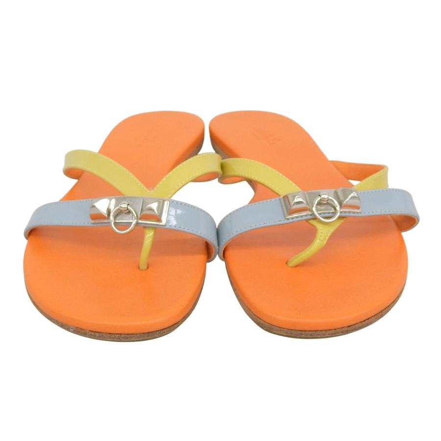 HERMES（エルメス） 美品△HERMES シルバー金具 メドール金具 レザー 