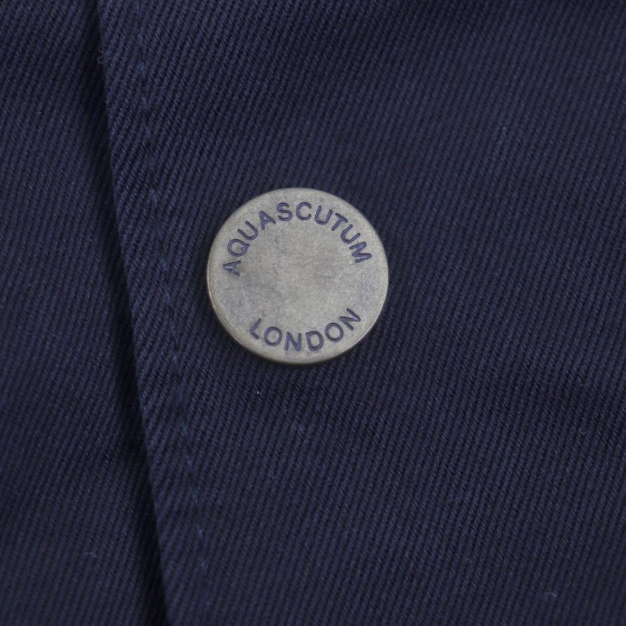 良品▽Aquascutum LONDON アクアスキュータムロンドン ロゴ入りボタン