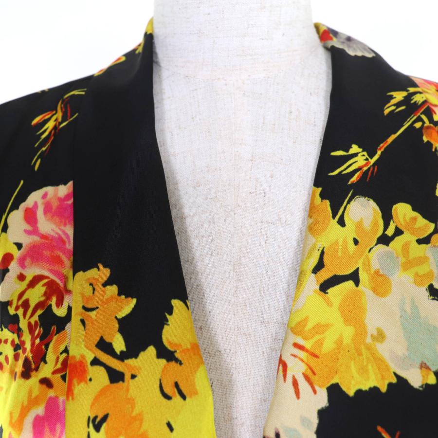 ドリスヴァンノッテン　花柄オレンジトレンチコート　DRIES VAN NOTEN 未使用品☆DRIES VAN NOTEN ドリスヴァンノッテン 20SS CHARLY 9404