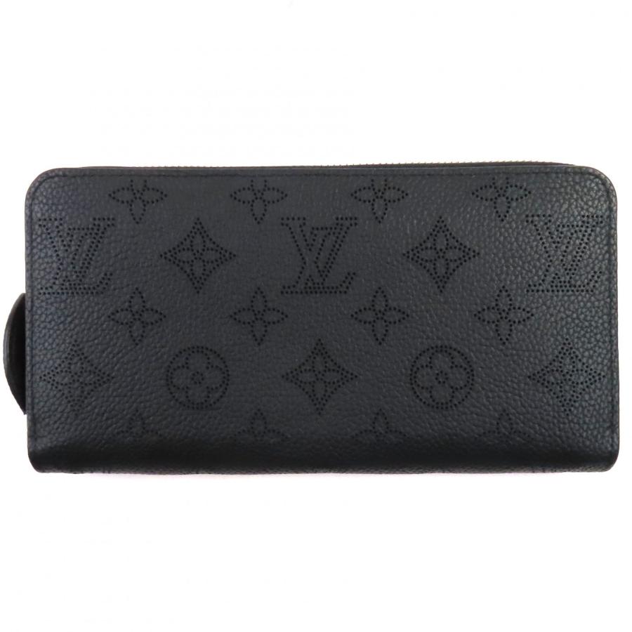 極美品◇LOUIS VUITTON ルイヴィトン M61867 ジッピー･ウォレット マヒナ ノワール モノグラム レザー ラウンドファスナー 長財布 LOUIS VUITTON（ルイ・ヴィトン） 極美品◇LOUIS VUITTON M61867