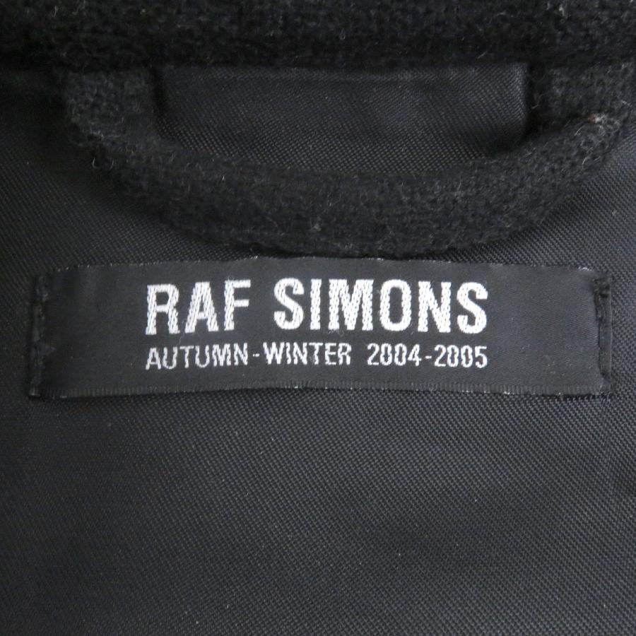 美品□RAF SIMONS ラフシモンズ ウール100％ 04AW WAVES期 M-65