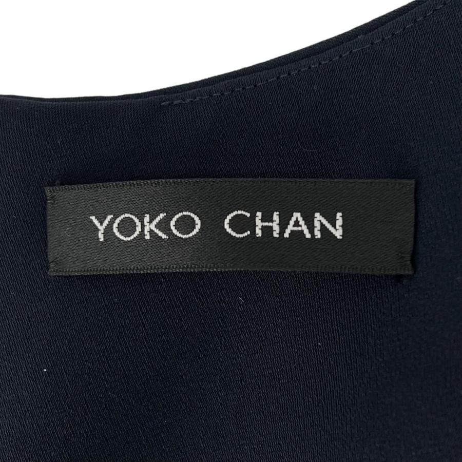 極美品△YOKO CHAN ヨーコチャン YCD-619-459 Vネック フレア