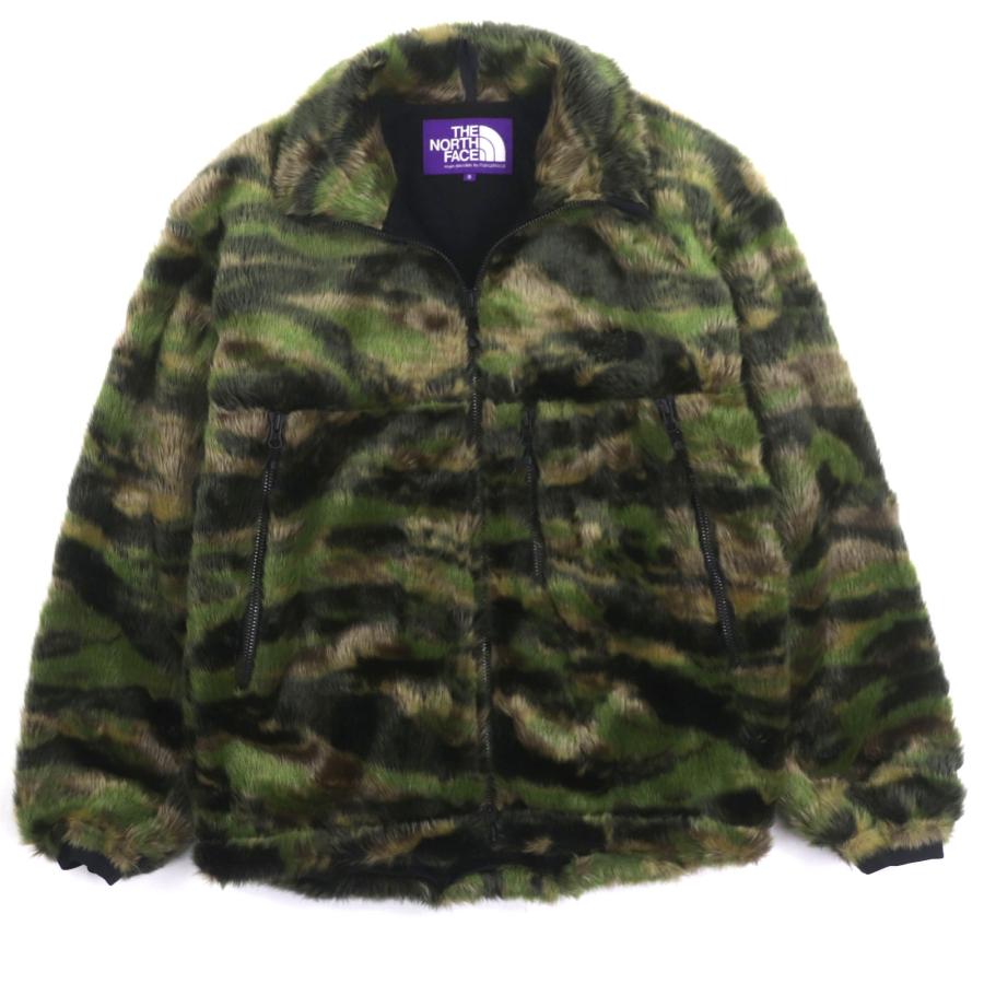極美品▼ザノースフェイスパープルレーベル NP2967N Camouflage Fur Field Jacket カモフラ 迷彩柄 WZIPIUP フリースジャケット S 正規品 極美品▽ザノースフェイスパープルレーベル NP2967N Camouflage Fur