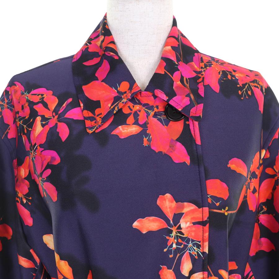 極美品△DRIES VAN NOTEN ドリスヴァンノッテン 19AW Floral Coat