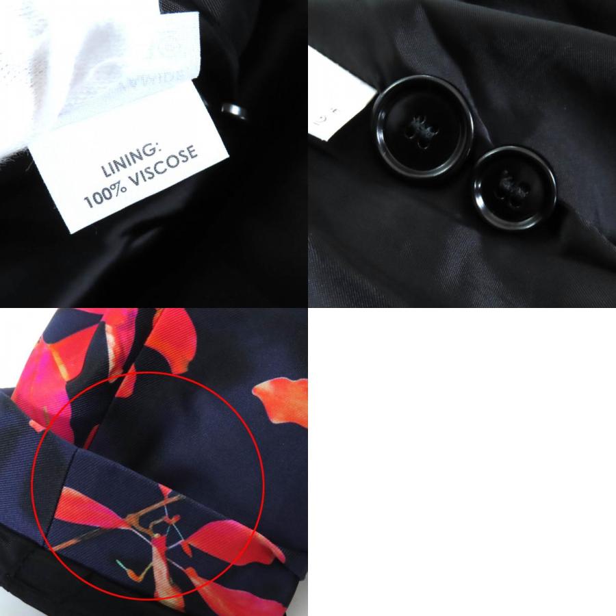 極美品△DRIES VAN NOTEN ドリスヴァンノッテン 19AW Floral Coat
