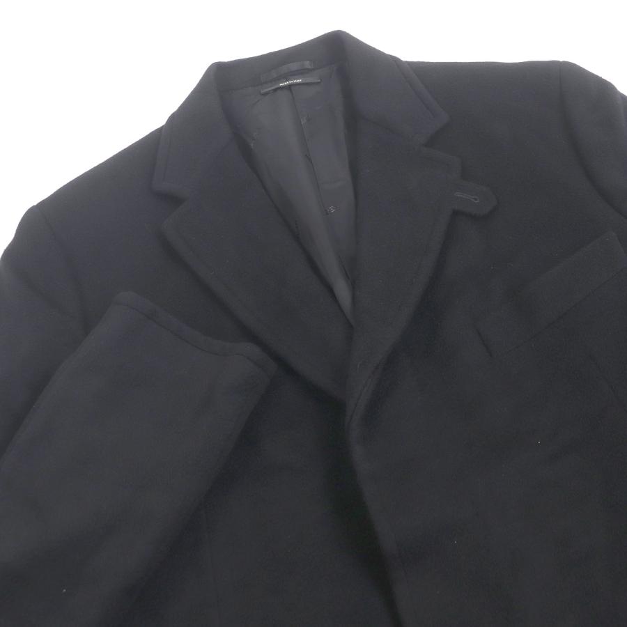 HERMES（エルメス） 極美品□HERMES カシミヤ100％ 襟裏ラムレザー