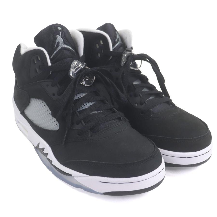 未使用品□NIKE ナイキ CT4838-011 AIR JORDAN 5 RETRO ムーンライト スウェードレザー ハイカットスニーカー ブラック 27.5 箱付 メンズ NIKE（ナイキ） 未使用品□NIKE CT4838-011 AIR JORDAN 5 RETRO ムーン