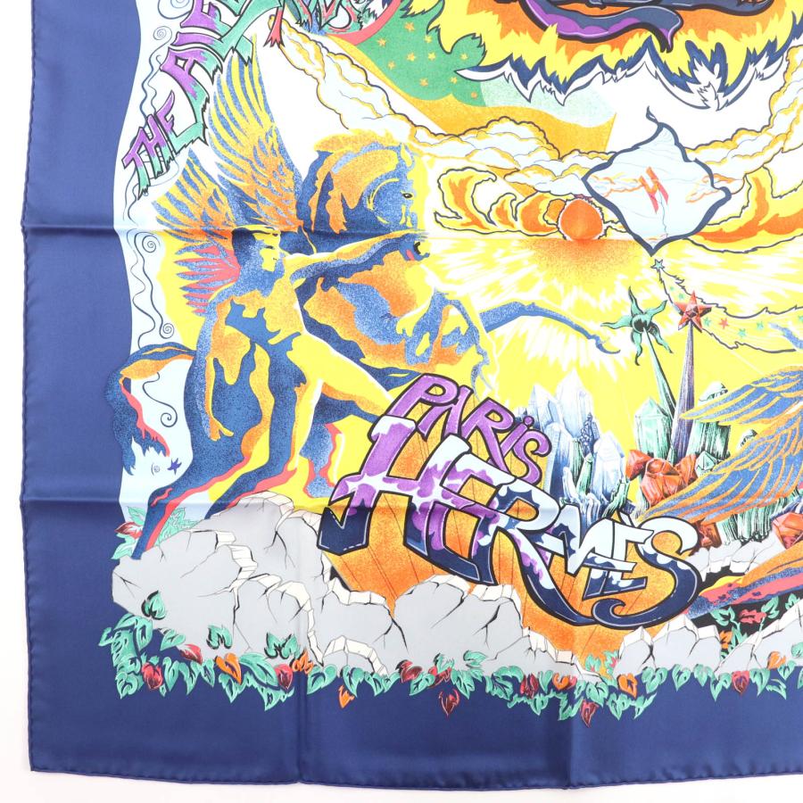 HERMES（エルメス） 未使用品☆HERMES カレ90 シルク100％ THE ALFEE 